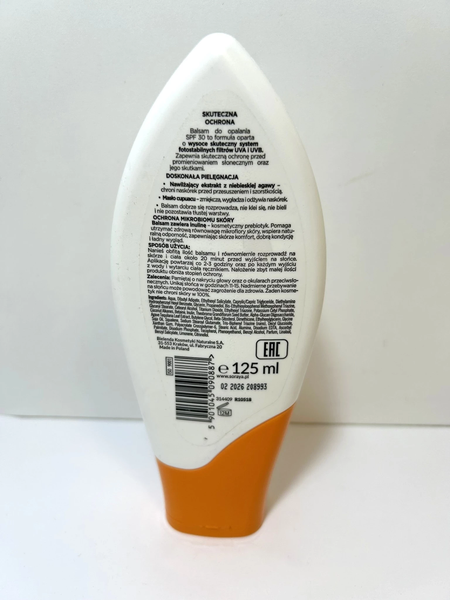 soraya-sun-care-balsam-do-opalania-125-ml-spf30-ean-gtin-5901045090887