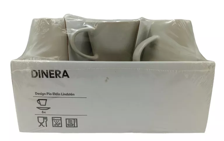 IKEA DINERA FILIŻANKA SPODEK 12 EL 400.630.95