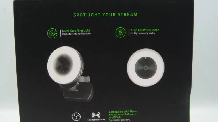 KAMERKA INTERNETOWA RAZER KIYO JAK NOWA KOMPLET