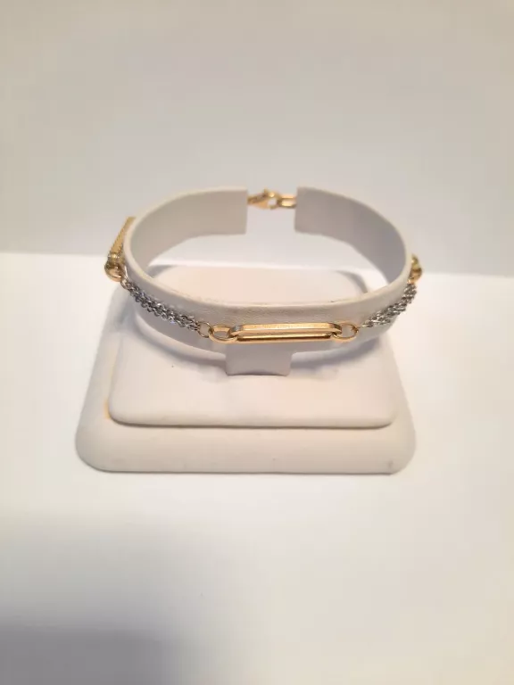 PIĘKNA ZŁOTA BRANSOLETKA 14K