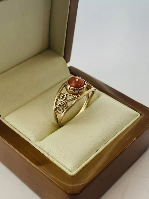 uzywany-zloty-pierscionek-z-koralem-p583407g-rodzaj-wyrob-jubilerski