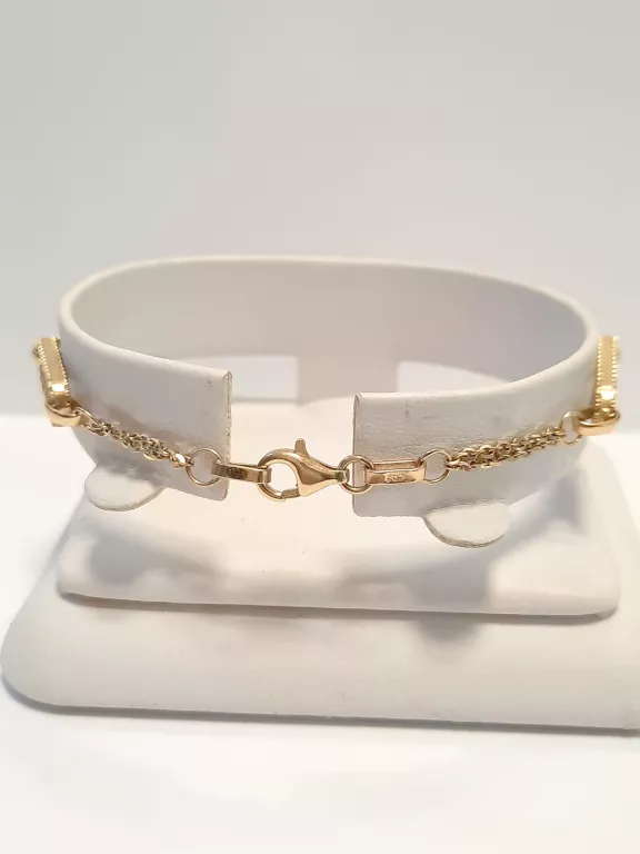 PIĘKNA ZŁOTA BRANSOLETKA 14K