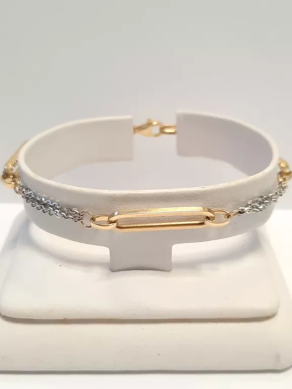 PIĘKNA ZŁOTA BRANSOLETKA 14K