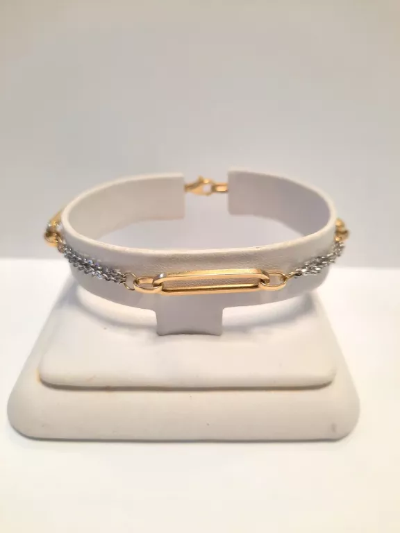 PIĘKNA ZŁOTA BRANSOLETKA 14K