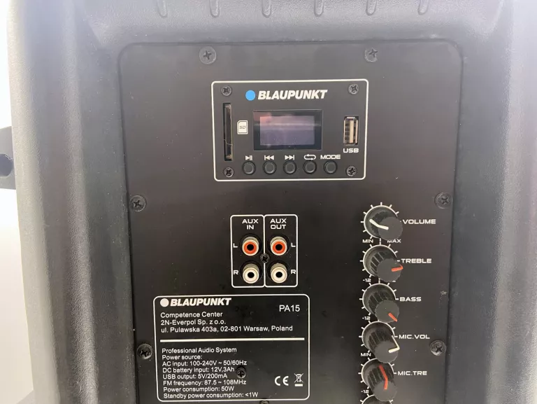 GŁOŚNIK BT BLAUPUNKT PA15 STAN BDB OKAZJA!!