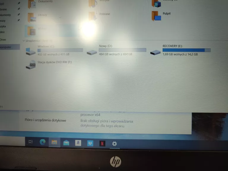 LAPTOP HP 3168NGW HASŁO