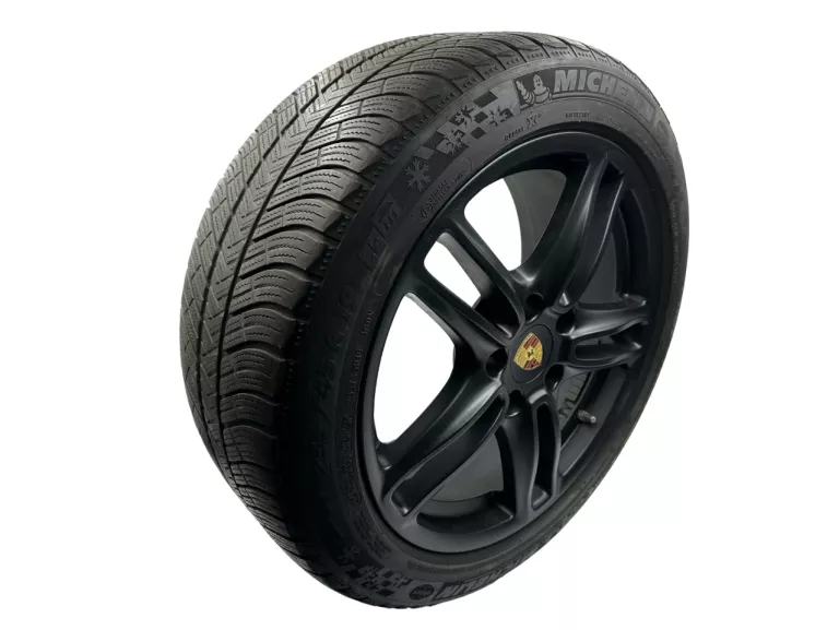 ALUFELGI PORSCHE 19" 5X130 FELGI CZARNE + OPONY MICHELIN