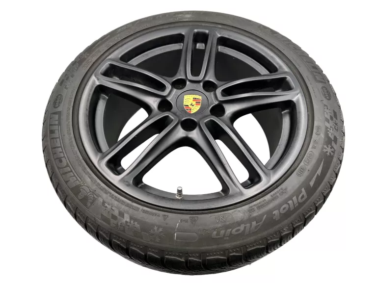 ALUFELGI PORSCHE 19" 5X130 FELGI CZARNE + OPONY MICHELIN