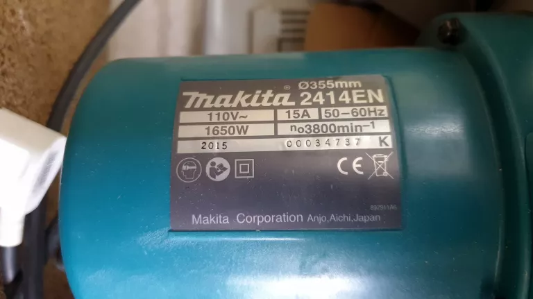 PRZECINARKA DO METALU MAKITA 2414EN 2000W 110V