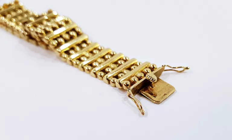 ZŁOTA BRANSOLETKA ELEGANCKA KLASYCZNA 585 29,12