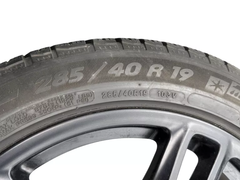 ALUFELGI PORSCHE 19" 5X130 FELGI CZARNE + OPONY MICHELIN