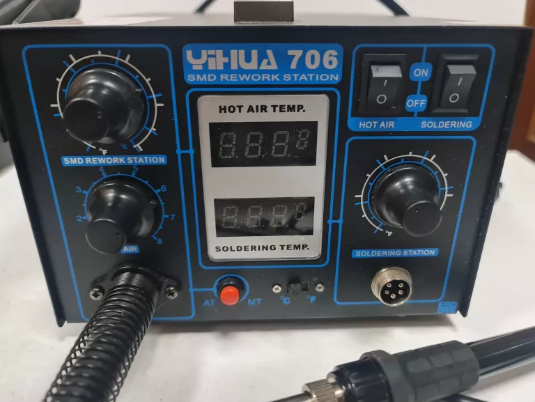 STACJA LUTOWNICZA 2W1 HOT-AIR T12 YIHUA 706 W PUD