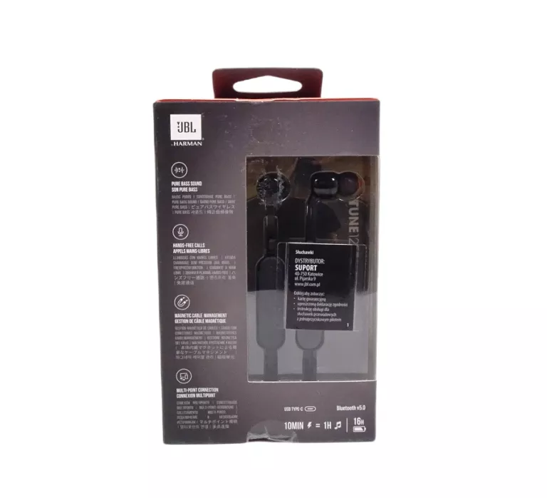 SŁUCHAWKI BEZPRZEWODOWE DOUSZNE JBL TUNE 125BT | Bezprzewodowe ...