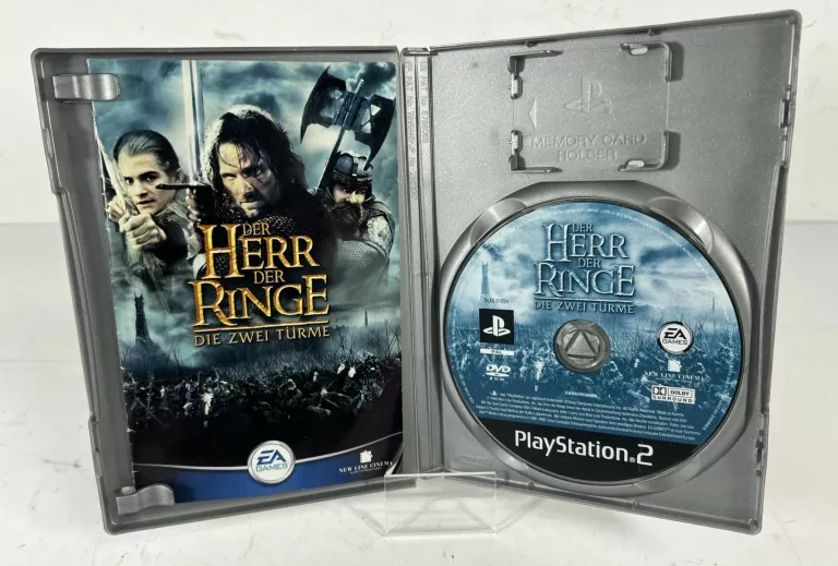 GRA PS2 WŁADCA PIERŚCIENI 2 WIEŻE NIEMIECKA