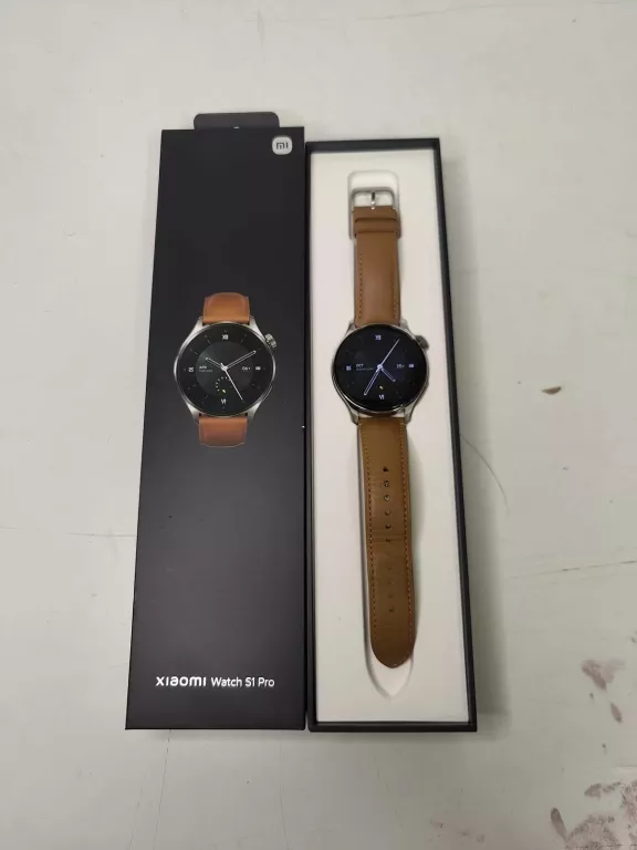 SMARTWATCH XIAOMI WATCH S1 PRO SREBRNY M2135W1 KOMPL