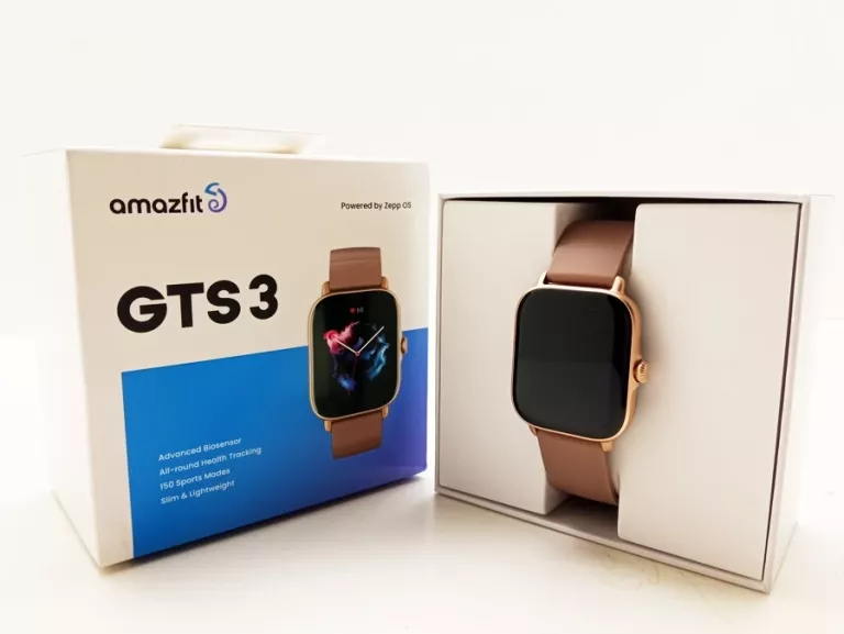ZEGAREK SMARTWATCH AMAZFIT GTS 3 RÓŻOWE ZŁOTO