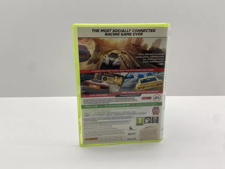 NEED FOR SPEED MOST WANTED XBOX 360