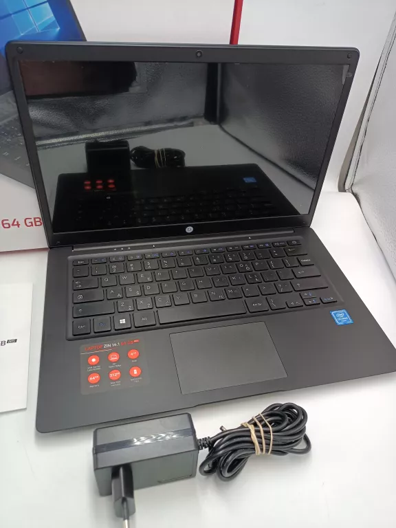 LAPTOP TECHBITE ZIN 14,1 64 G INTEL N3450 WIN.10 GW. 09.09.2025 R STAN IGŁ