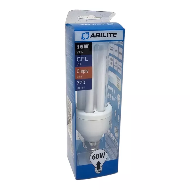 ŻARÓWKA ABILITE CFL E14 15W