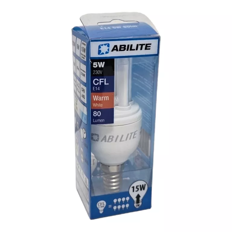 ŻARÓWKA ABILITE CFL E14 5W