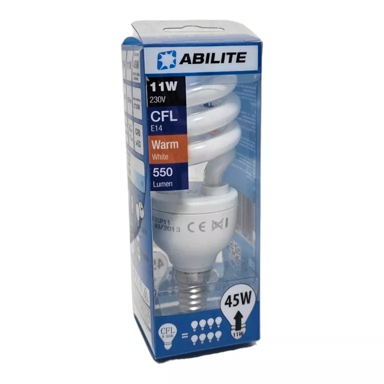 ŻARÓWKA ABLITE CFL E14 11W