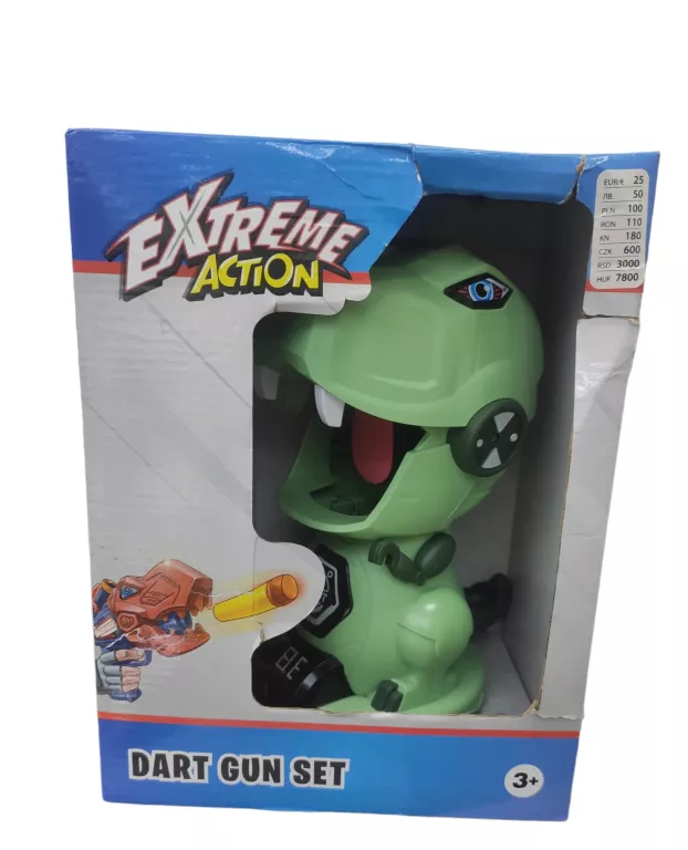 EXTREME ACTION DART GUN SET DINOZAUR
