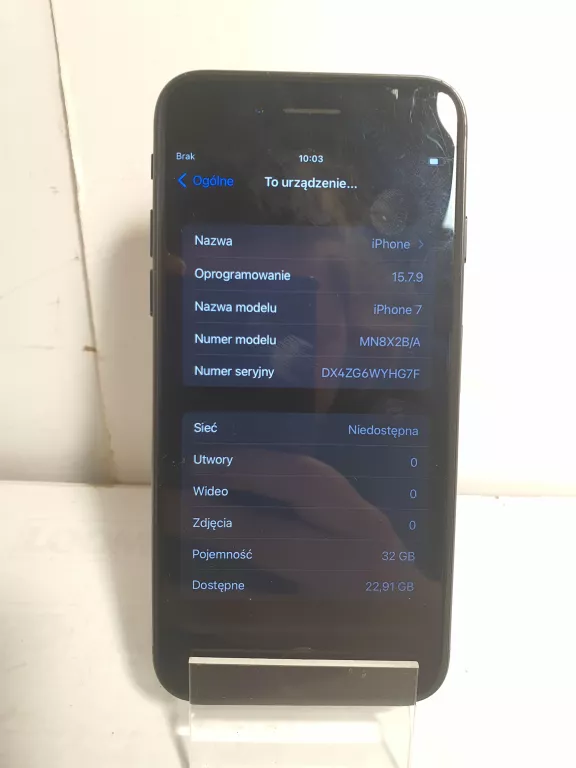 TELEFON IPHONE 7 32GB BAT100% OPIS !