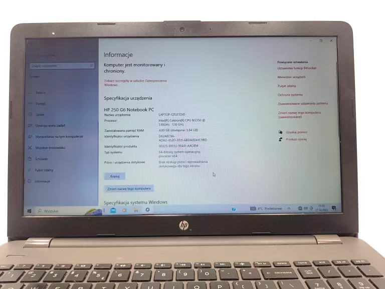 laptop-hp-3168ngw-opis-stan-uzywany