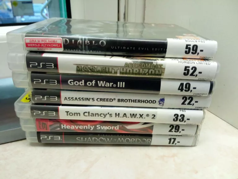 GRY NA PS3 ZESTAW