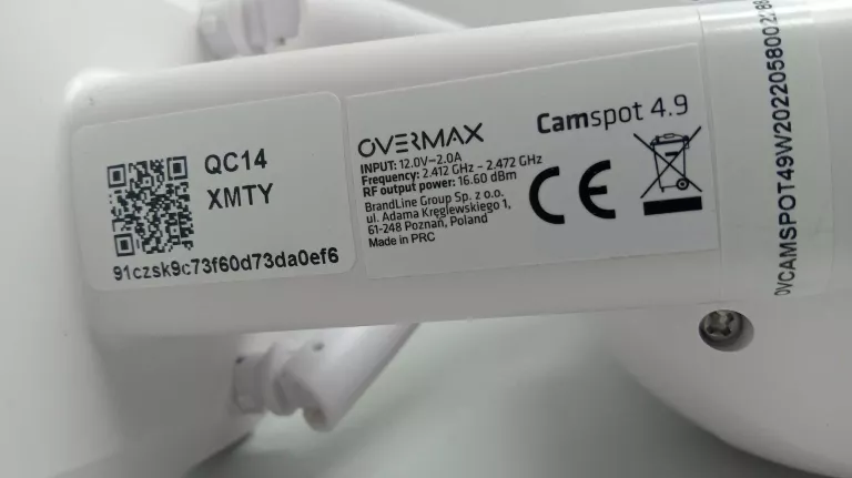 KAMERA ZEWNĘTRZNA CAMSPOT 4,9 OVERMAX STAN IDEALNY!