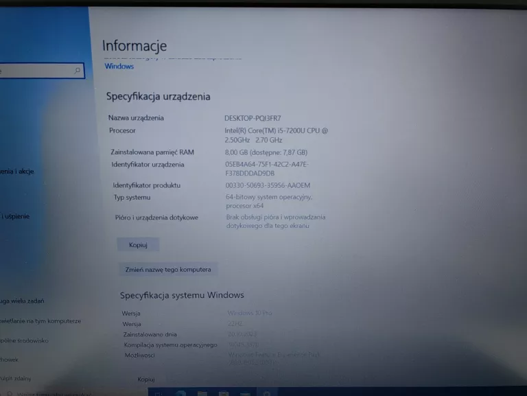 LAPTOP DELL INTEL CORE I5 8GB RAM /256 SSD