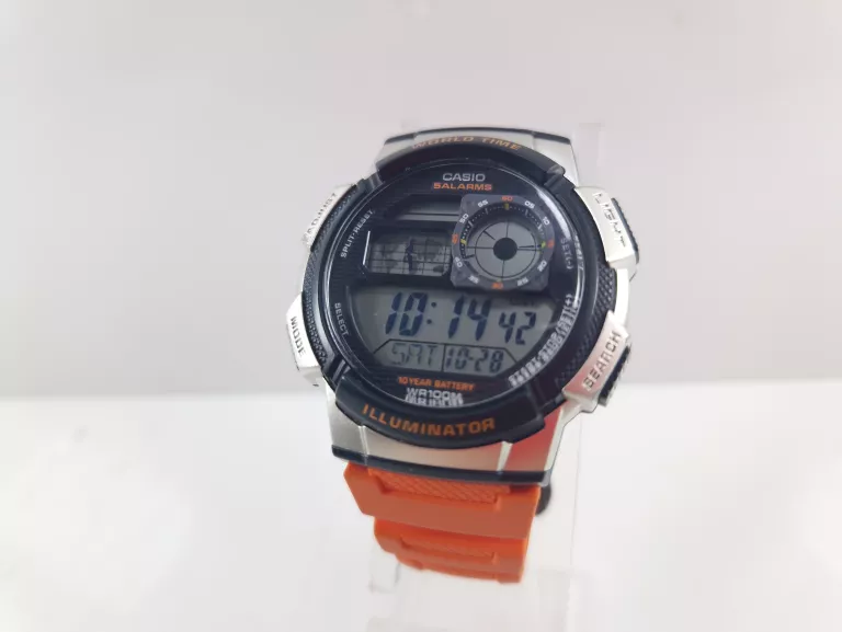 ZEGAREK CASIO AE -1000W POMARAŃCZOWY PASEK