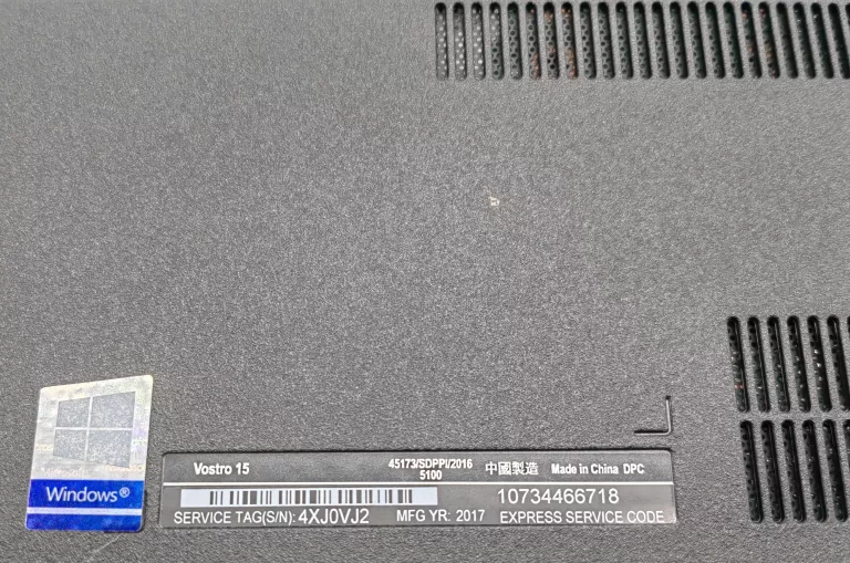 LAPTOP DELL INTEL CORE I5 8GB RAM /256 SSD
