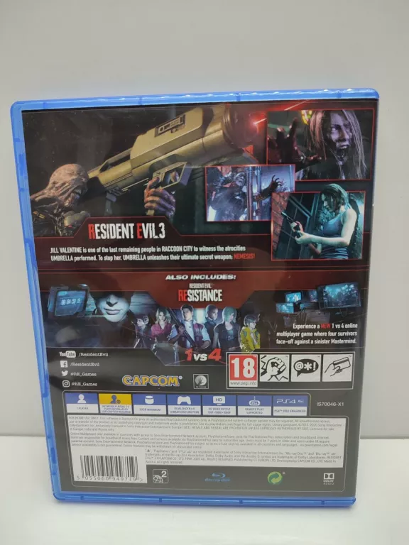 GRA NA PS4 RESIDENT EVIL 3