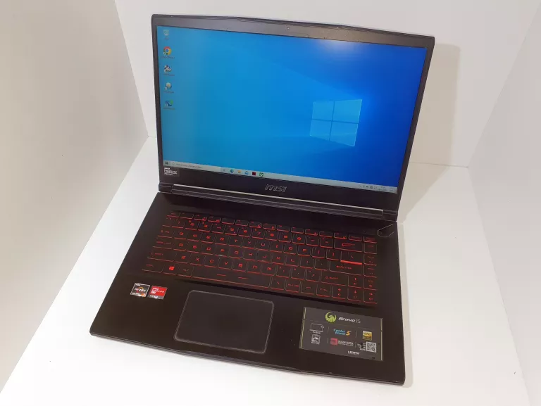 LAPTOP MSI BRAVO 15 RYZEN 5/8GB/512GB WIN10