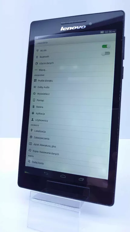 TABLET LENOVO TAB 2 A7-10F CZYTAJ OPIS