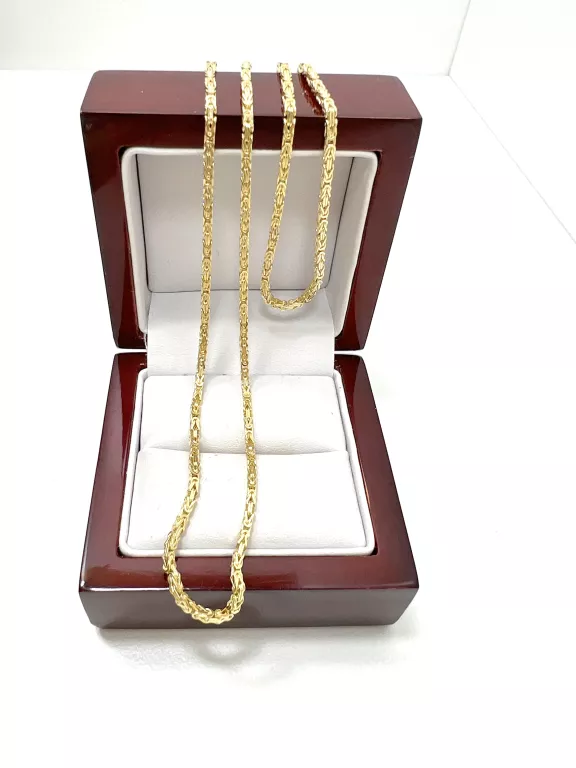 ZŁOTY ŁAŃCUSZEK SPLOT KRÓLEWSKI 14KT 60,00CM