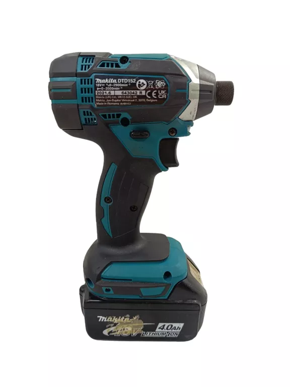 ZAKRĘTARKA MAKITA DTD152 + AKUMULATOR MAKITA 18V 4AH