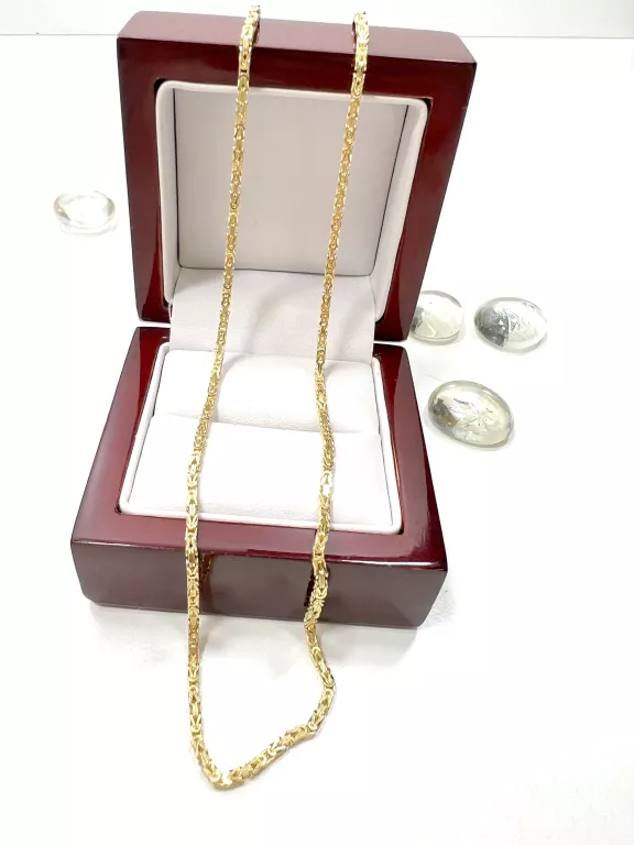 ZŁOTY ŁAŃCUSZEK SPLOT KRÓLEWSKI 14KT 60,00CM