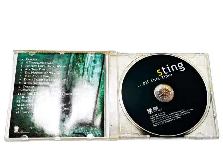 PŁYTA CD Z MUZYKĄ STING - ALL THIS TIME LONGPLAY