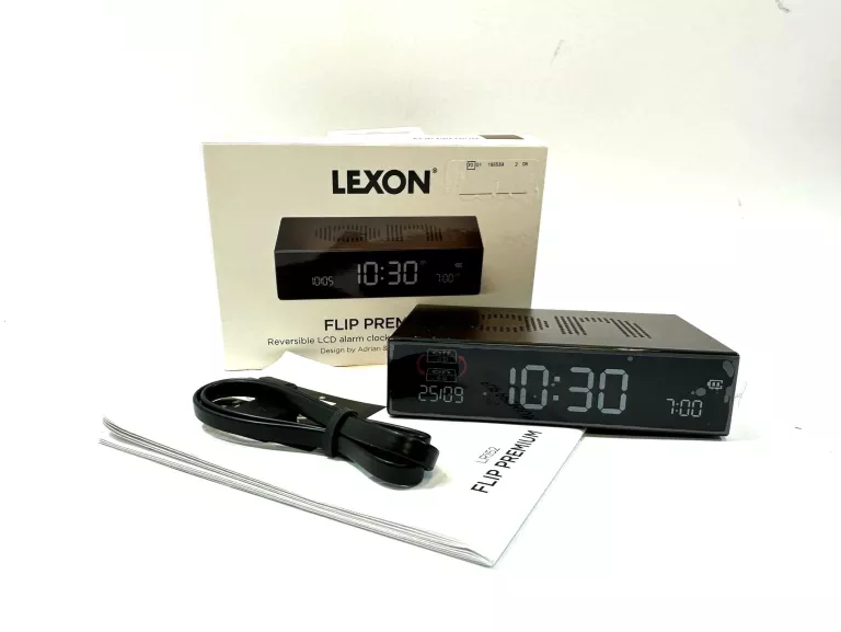 ZEGAR BUDZIK LEXON FLIP PREMIUM WYŚWIETLACZ LCD