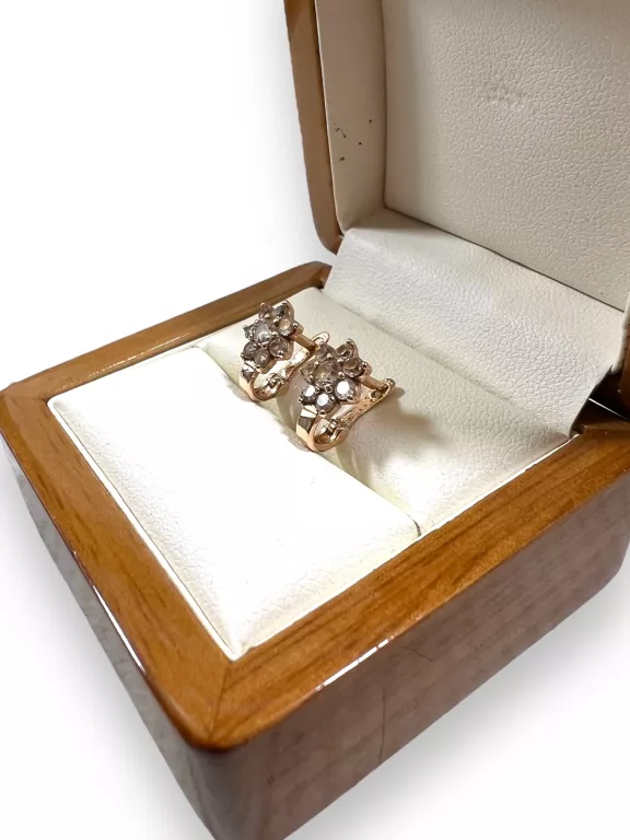 ZŁOTE KOLCZYKI KWIATKI 2,03G/585