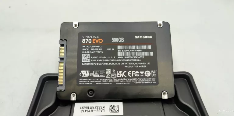 SSD SAMSUNG 870 EVO 500GB