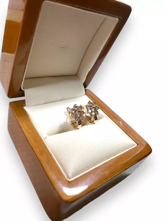 ZŁOTE KOLCZYKI KWIATKI 2,03G/585