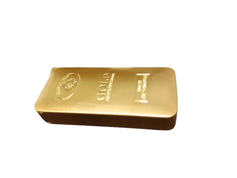 ZAPALNICZKA PIEZO SZTABKA ZŁOTA METALOWA GOLD