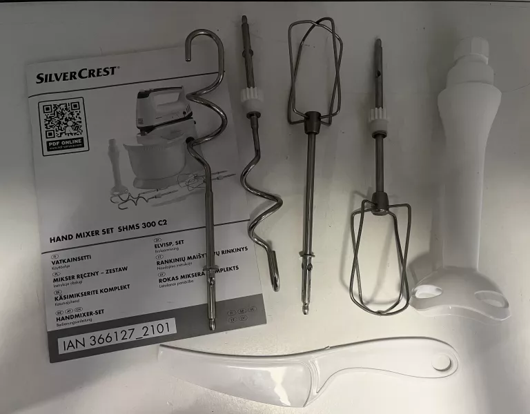 MIKSER RĘCZNY SILVERCREST SHMS 300 C2 ZE STOJAKIEM