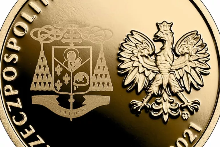 ZŁOTA 8G 900 100ZL BEATYFIKACJA KARD. WYSZYŃSKIEGO