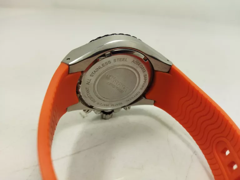 ZEGAREK MĘSKI AZTORIN A064.G313 POMARAŃCZOWY PASEK
