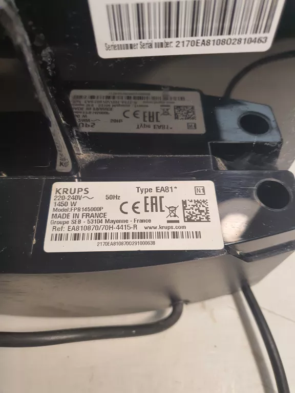 AUTOMATYCZNY EKSPRES CIŚNIENIOWY KRUPS EA81 OPIS!