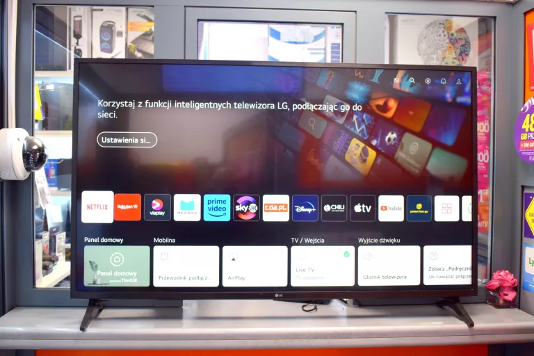 TELEWIZOR LG 50UP75003LF SMART TV LED 4K WEBOS